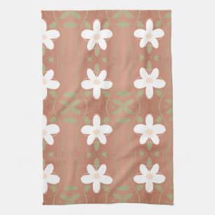 A Very Fancy Tea-Towel With Honey Browns Tea Towel