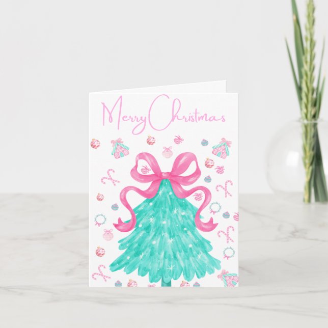 A very Girly Christmas card (Front)