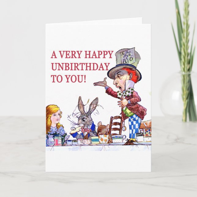 A Very Happy Unbirthday to You! Card (Front)