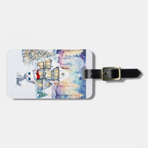 A VERY KIT KAT CHRISTMAS LUGGAGE TAG