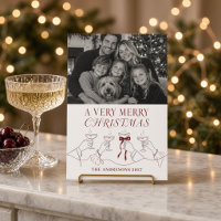 A Very Merry Christmas Champagne Toast Photo