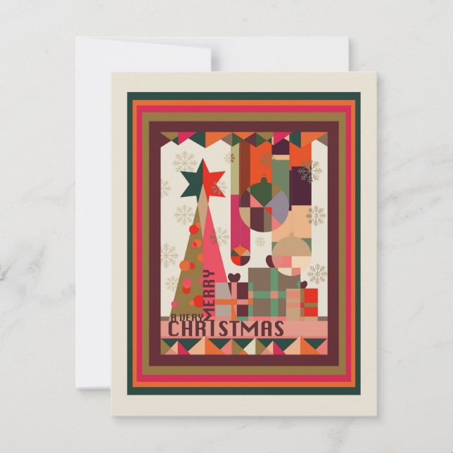 A very merry Christmas Holiday Card (Front)