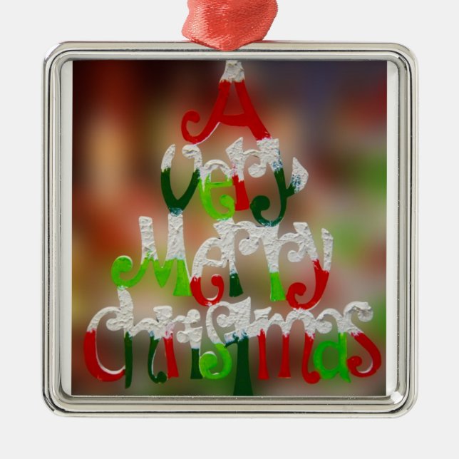 A Very Merry Christmas Ornament (Front)