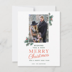 A Very Merry Christmas photo Card