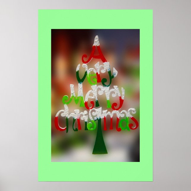 A Very Merry Christmas Poster (Front)