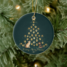 A Very Merry Pawmas Christmas Ornament