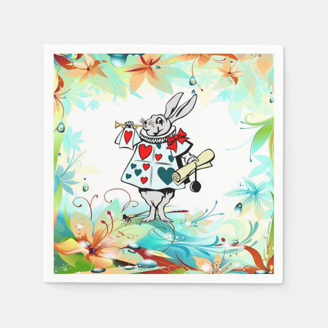 A Very Merry Unbirthday Napkin (Front)