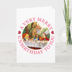 A VERY MERRY UNBIRTHDAY TO YOU! HOLIDAY CARD