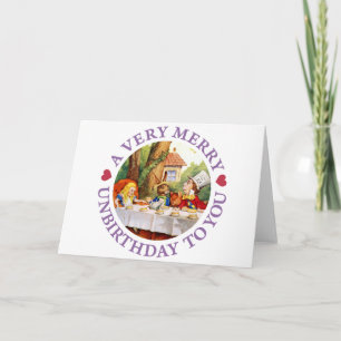 A VERY MERRY UNBIRTHDAY TO YOU HOLIDAY CARD