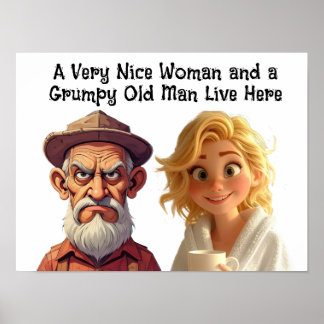 A very Nice Woman and Grumpy Old Man Poster
