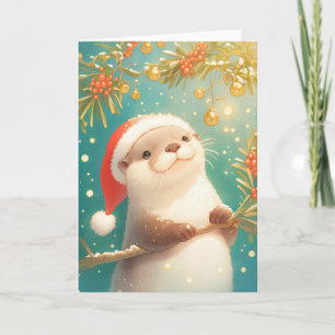 A Very Otter Christmas Card