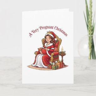 A Very Pregnant Christmas Card