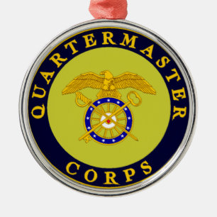 A Very Quartermaster Holiday Metal Tree Decoration