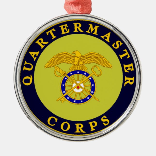 A Very Quartermaster Holiday Metal Tree Decoration (Front)