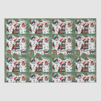 A Very Schnauzer Christmas Tissue Paper