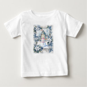 A VERY SNOWY CHRISTMAS GREETING BABY T-Shirt