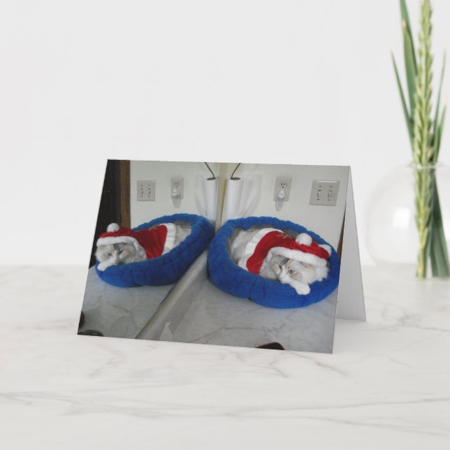 A Very Snuggler Christmas Holiday Card (Front)