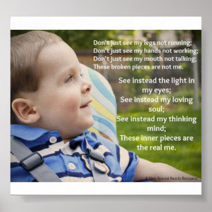 A Very Special Needs See Me Poster