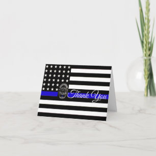 A VERY SPECIAL THANK YOU SUPPORT POLICE CARD