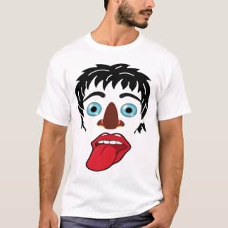 A very strange man's mask T-shirt design