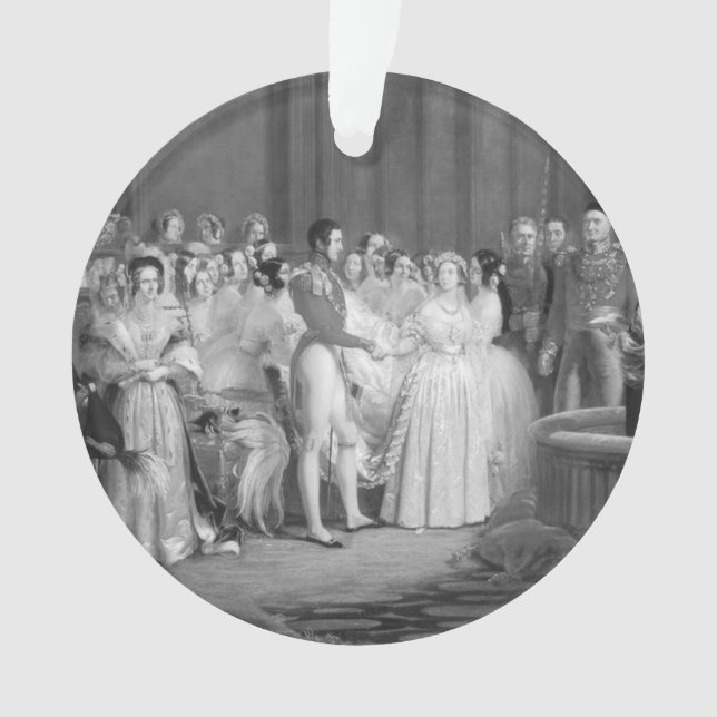 A Very Victorian Wedding Ornament (Front)