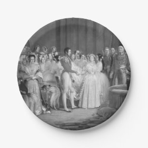 A Very Victorian Wedding Paper Plate