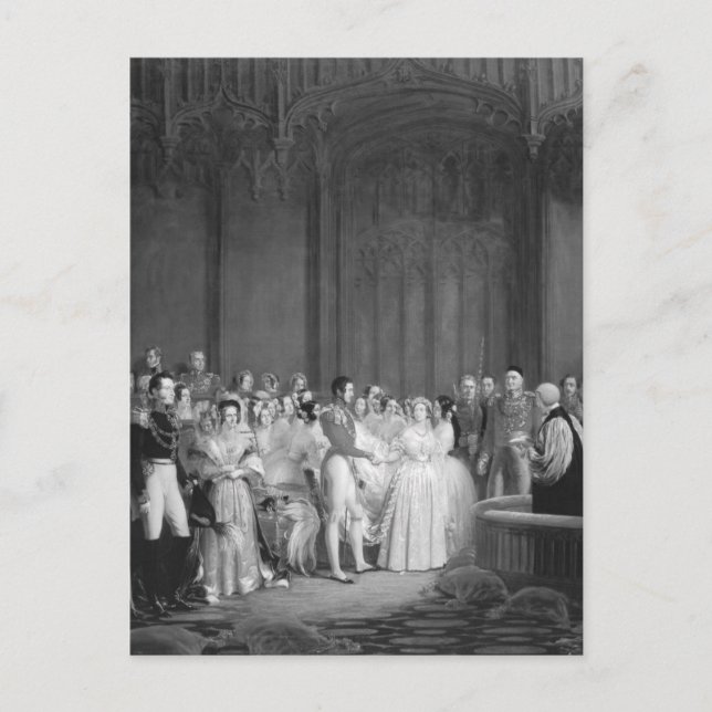 A Very Victorian Wedding Postcard (Front)