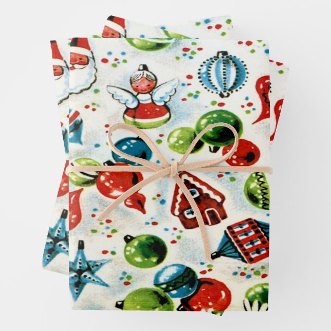A Very Vintage Christmas  Wrapping Paper Sheets (In situ)