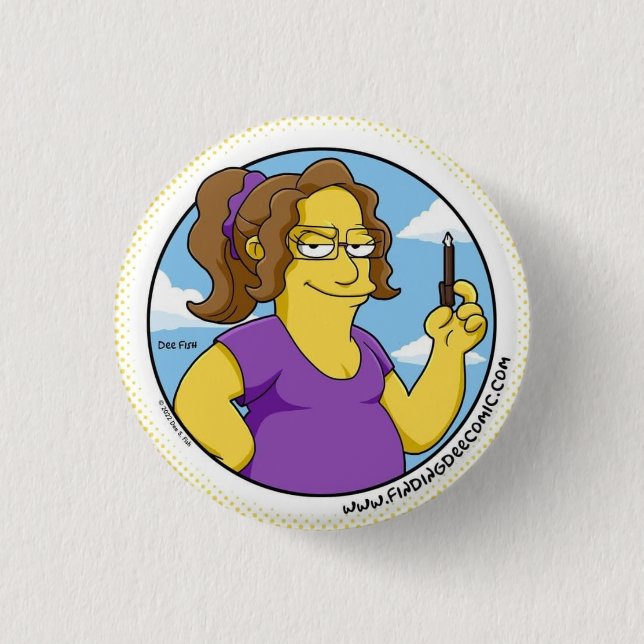 A Very Yellow Dee Homage 3 Cm Round Badge (Front)