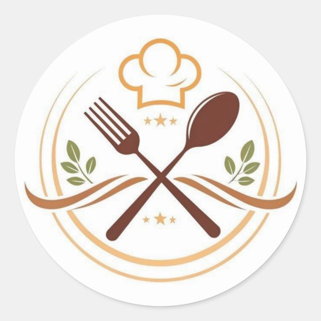 A vibrant and fun food sticker design (Front)