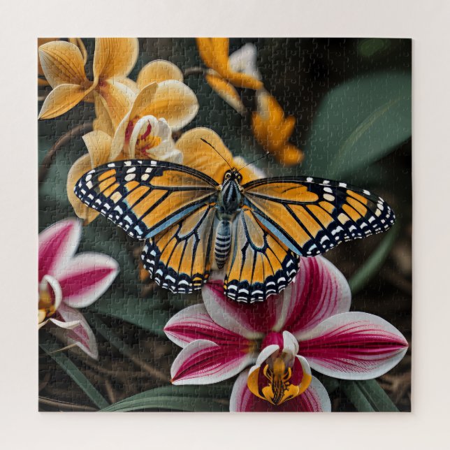 A vibrant butterfly  jigsaw puzzle (Vertical)