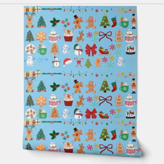 A vibrant christmas wallpaper 