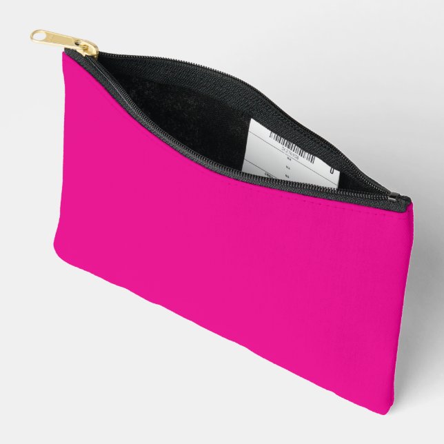 A vibrant gradient of colours transitions seamless accessory pouch (Open)