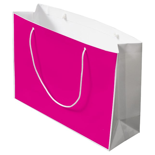 A vibrant gradient of colours transitions seamless large gift bag (Back Angled)