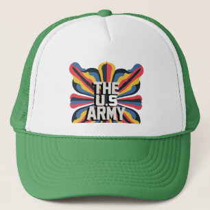 A vibrant illustration typography Hats