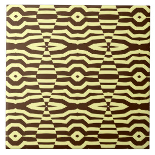 A vibrant multicolor classic pattern  ceramic tile
