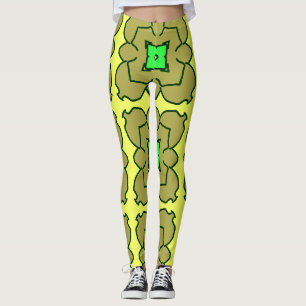 A vibrant multicolor classic "Ratti_Creative_Arts" Leggings