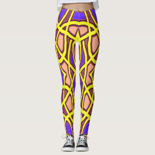 A vibrant multicolor classic "Ratti_Creative_Arts" Leggings