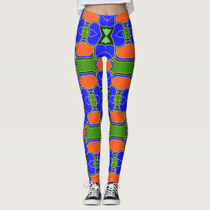 A vibrant multicolor classic "Ratti_Creative_Arts" Leggings