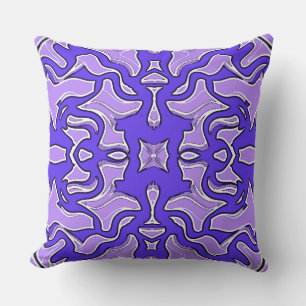 A vibrant multicolor fabric pattern design throw cushion