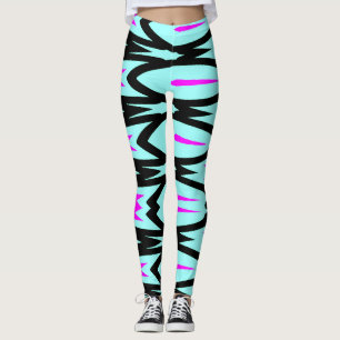 A vibrant multicolor "Ratti_Creative_Arts" Leggin Leggings
