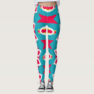 A vibrant multicolor "Ratti_Creative_Arts" Leggings