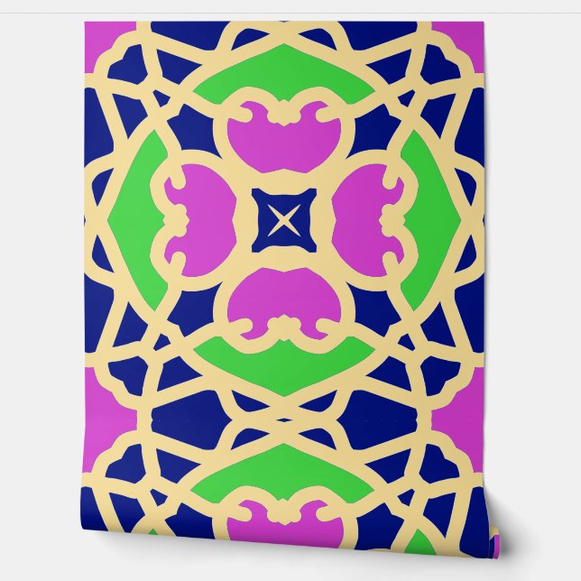 A Vibrant multicolor "Ratti_Creative_Arts"   Wallp Wallpaper (Unrolling)