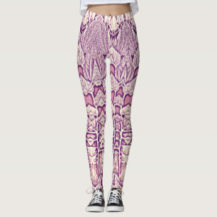 A Vibrant pink texture "Ratti_Creative_Arts" Leggings