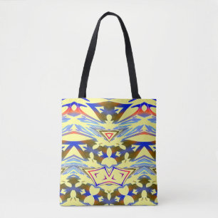 A vibrant trendy multiple colour classic design  t tote bag