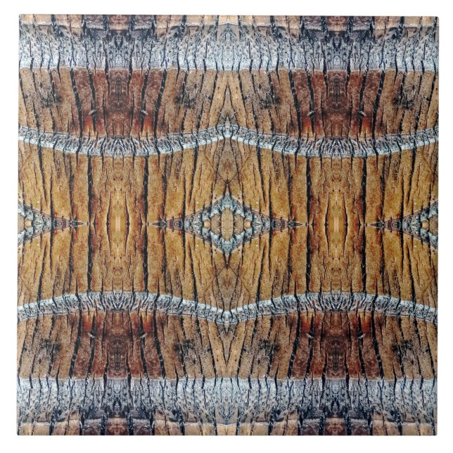 A vibrant wood texture classic design  ceramic tile (Front)