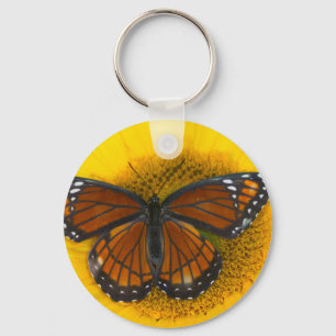 A Viceroy Butterfly Limenitis Archippus Key Ring
