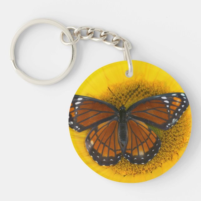 A Viceroy Butterfly | Limenitis Archippus Key Ring (Front)