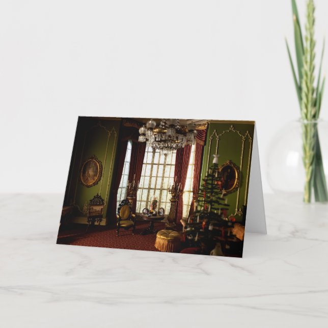 A Victorian Christmas - Blank Greeting Card (Front)