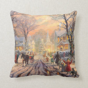 A Victorian Christmas Cushion